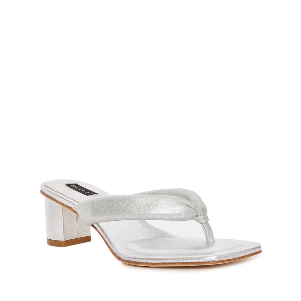 Natori Suede Bay Sandal in Metalic